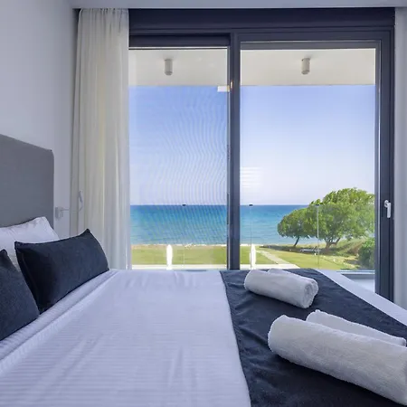 Liam Front Luxury With 100m2 Infinity Pool Fanes (Rhodes)